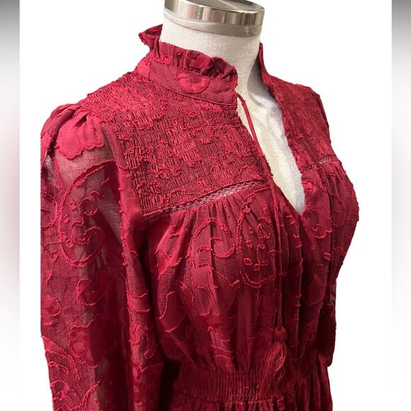 AQUA Lace Tiered Dress Size XS - Picture 5 of 13